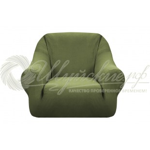 Чехол на кресло Бирмингем оливковый фото